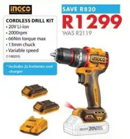 Chamberlain INCCO CORDLESS DRILL KIT offer