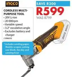 Chamberlain incco CORDLESS MULTI-PURPOSE TOOL offer