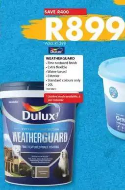 Chamberlain Dulux Weatherguard offer