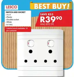 Chamberlain LESco SWITCH AND SOCKET offer