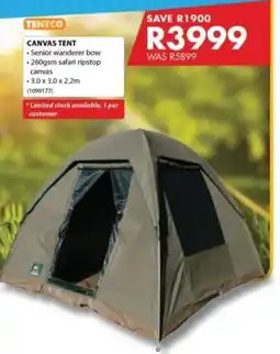 Chamberlain TENTCO CANVAS TENT offer