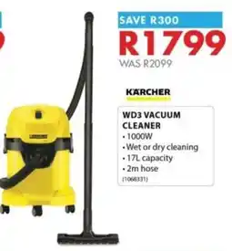 Chamberlain KARCHER WD3 VACUUM CLEANER offer