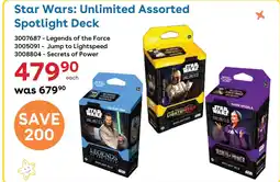 ToysRUs Star Wars: Unlimited Assorted Spotlight Deck offer