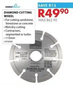 Chamberlain Chamberlain Diamond Cutting Wheel offer