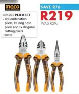 Chamberlain incco 3 PIECE PLIER SET offer