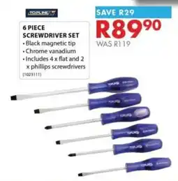Chamberlain 6 PIECE SCREWDRIVER SET TOPLINE offer