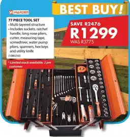Chamberlain Harden 77 piece tool set offer