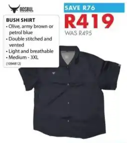 Chamberlain BOSBUL BUSH SHIRT offer