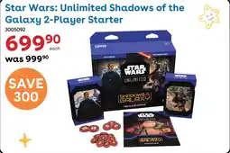 ToysRUs Star Wars Unlimited Shadows of the Galaxy 2-Player Starter offer