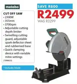 Chamberlain metabo CUT OFF SAW offer
