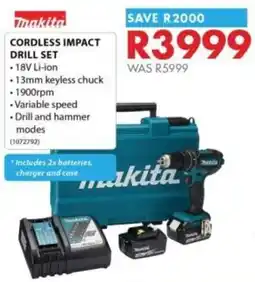 Chamberlain Makita CORDLESS IMPACT DRILL SET offer