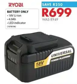 Chamberlain RYOBI BATTERY ONLY offer