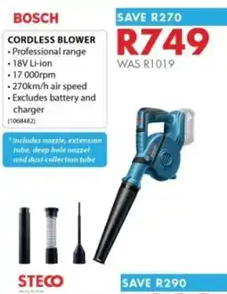 Chamberlain BOSCH CORDLESS BLOWER offer