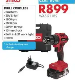 Chamberlain STECO DRILL CORDLESS offer
