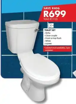 Chamberlain Betta Toilet Set offer