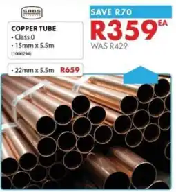 Chamberlain SABS COPPER TUBE offer