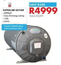 Chamberlain SUPERLINE GEYSER offer