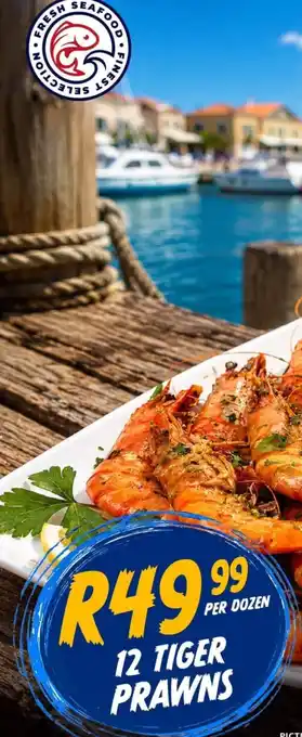 Take 'n Pay 12 Tiger Prawns offer