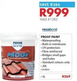 Chamberlain Negabond proof paint offer