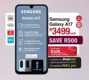MRP Samsung Galaxy A17 Smartphone With Dual Sim (Network Not Locked) offer