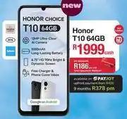MRP Honor T10 64GB Smartphone With Dual Sim (Network Not Locked) offer