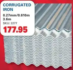 Cashbuild CORRUGATED IRON offer