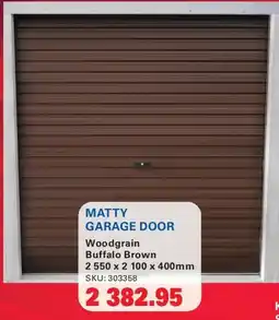 Cashbuild MATTY GARAGE DOOR offer