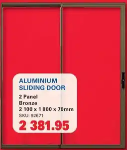 Cashbuild ALUMINIUM SLIDING DOOR offer