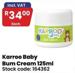 Africa Cash and Carry Karroo Baby Bum Cream offer
