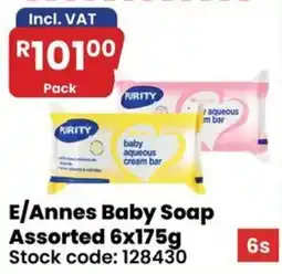 Africa Cash and Carry Purity Baby Aqueous Cream Bar Assorted offer