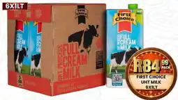 Take 'n Pay First Choice UHT Milk offer