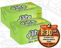 Take 'n Pay D'light fat spread brick offer