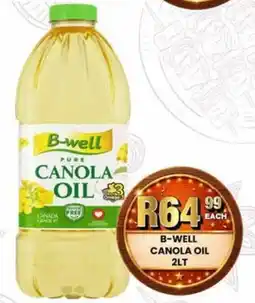 Take 'n Pay B-well Canola Oil offer