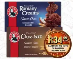 Take 'n Pay Bakers Choc-kits or Romany Creams offer