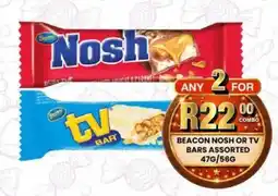 Take 'n Pay Beacon Nosh or TV Bars Assorted offer