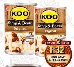 Take 'n Pay KOO Samp & Beans Original offer