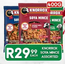 Take 'n Pay KNORROX SOYA MINCE Assorted offer