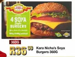 Take 'n Pay Kara Nicha's Soya Burgers offer