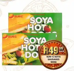 Take 'n Pay SUN-C SOYA HOT DOGS offer