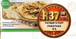 Take 'n Pay Fatima's Puff Parathas offer