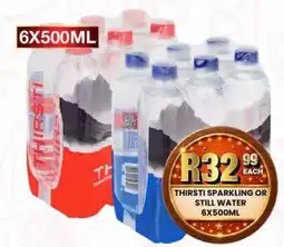 Take 'n Pay Thirsti Sparkling or Still Water offer