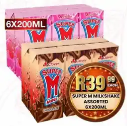 Take 'n Pay Super M Milkshake Assorted offer