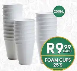 Take 'n Pay FOAM CUPS offer