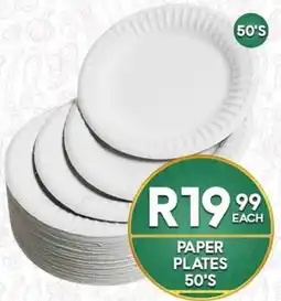 Take 'n Pay Paper Plates 50'S offer