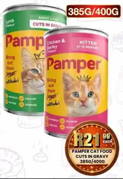 Take 'n Pay Pamper Cat Food Cuts in Gravy offer