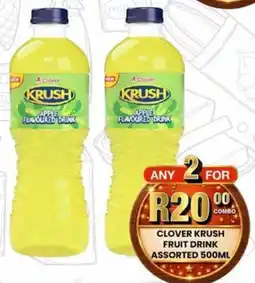 Take 'n Pay Clover Krush Fruit Drink Assorted offer