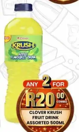 Take 'n Pay Clover Krush Fruit Drink Assorted offer