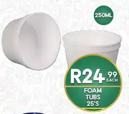 Take 'n Pay Foam Tubs offer