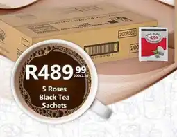 Take 'n Pay 5 Roses Black Tea Sachets offer