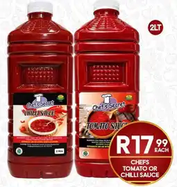 Take 'n Pay Chef's Secret Tomato or Chilli Sauce offer